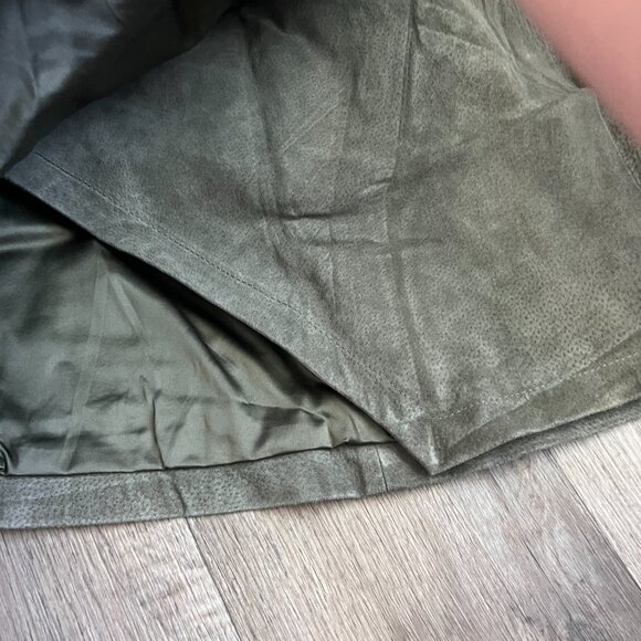Blank NYC Suede Wrap Skirt in Herb - NEW - Size 30 - Picture 8 of 10